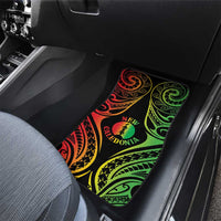 New Caledonia Day Car Mats Polynesian Curves Reggae Color LT05 - Polynesian Pride