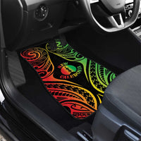 New Caledonia Day Car Mats Polynesian Curves Reggae Color LT05 - Polynesian Pride