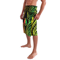 New Caledonia Day Lavalava Polynesian Curves Reggae Color - Polynesian Pride