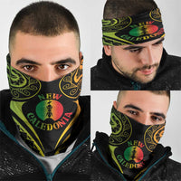 New Caledonia Day Neck Gaiter Polynesian Curves Reggae Color LT05 - Polynesian Pride