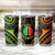 New Caledonia Day Tumbler Cup Polynesian Curves Reggae Color - Polynesian Pride