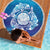Marshall Islands Manit Day Beach Blanket Tribal Dolphin With Marshall Seal - Polynesian Pride