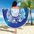 Marshall Islands Manit Day Beach Blanket Tribal Dolphin With Marshall Seal - Polynesian Pride