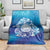 Marshall Islands Manit Day Blanket Tribal Dolphin With Marshall Seal - Polynesian Pride