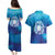 Marshall Islands Manit Day Couples Matching Puletasi and Hawaiian Shirt Tribal Dolphin With Marshall Seal - Polynesian Pride