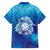 Marshall Islands Manit Day Family Matching Off Shoulder Maxi Dress and Hawaiian Shirt Tribal Dolphin With Marshall Seal - Polynesian Pride