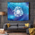 Marshall Islands Manit Day Tapestry Tribal Dolphin With Marshall Seal - Polynesian Pride