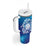 Marshall Islands Manit Day Tumbler With Handle Tribal Dolphin With Marshall Seal - Polynesian Pride