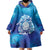 Marshall Islands Manit Day Wearable Blanket Hoodie Tribal Dolphin With Marshall Seal - Polynesian Pride