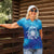 Marshall Islands Manit Day Women Polo Shirt Tribal Dolphin With Marshall Seal - Polynesian Pride