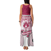 Adi Cakobau School Family Matching Tank Maxi Dress and Hawaiian Shirt 75th Anniversary LT05 - Polynesian Pride