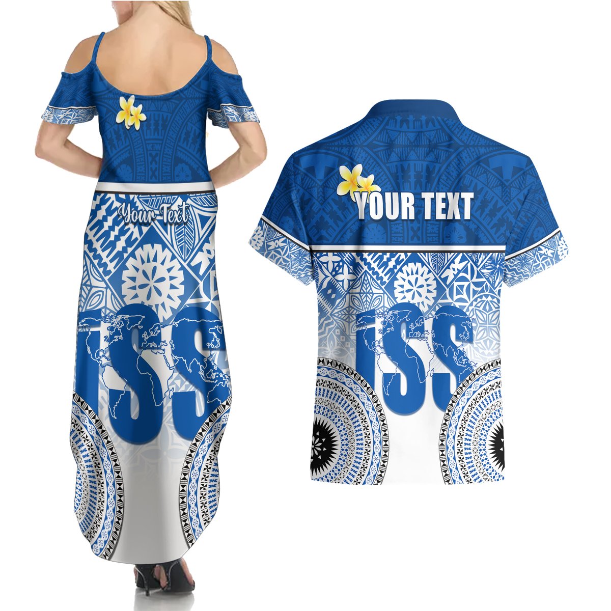 personalized-international-school-suva-couples-matching-summer-maxi-dress-and-hawaiian-shirt-with-fijian-tapa-pattern
