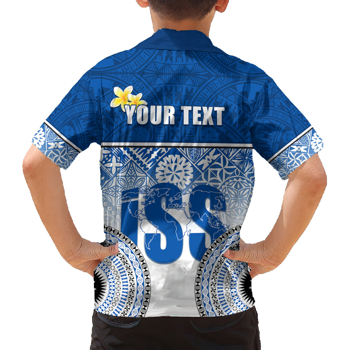 Personalized International School Suva Family Matching Summer Maxi Dress and Hawaiian Shirt With Fijian Tapa Pattern LT05 - Polynesian Pride