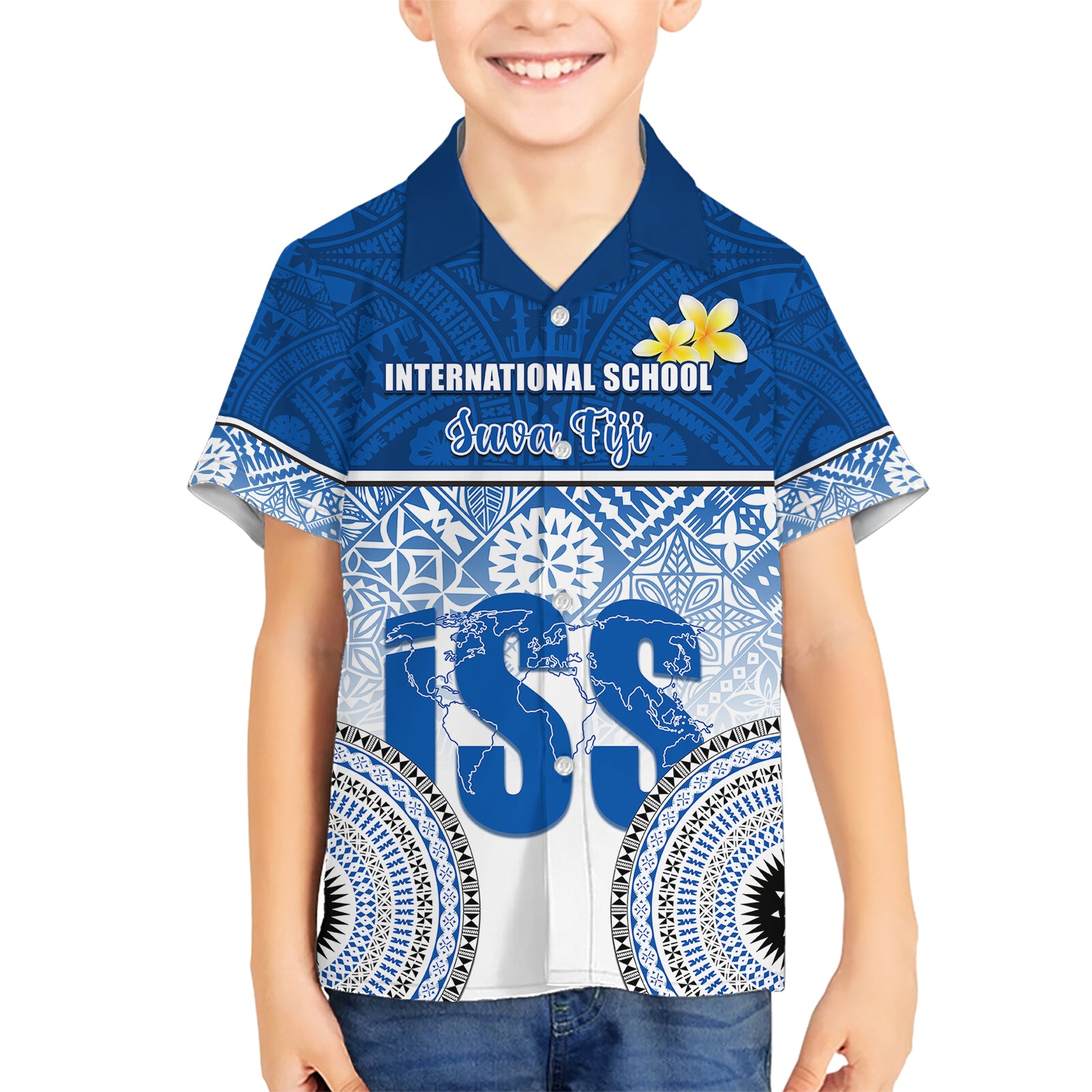 personalized-international-school-suva-kid-hawaiian-shirt-with-fijian-tapa-pattern