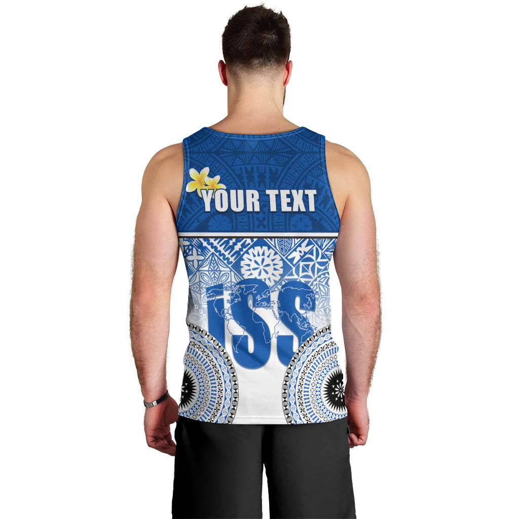 Personalized International School Suva Men Tank Top With Fijian Tapa Pattern LT05 - Polynesian Pride