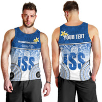 Personalized International School Suva Men Tank Top With Fijian Tapa Pattern LT05 - Polynesian Pride