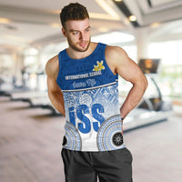 Personalized International School Suva Men Tank Top With Fijian Tapa Pattern LT05 - Polynesian Pride