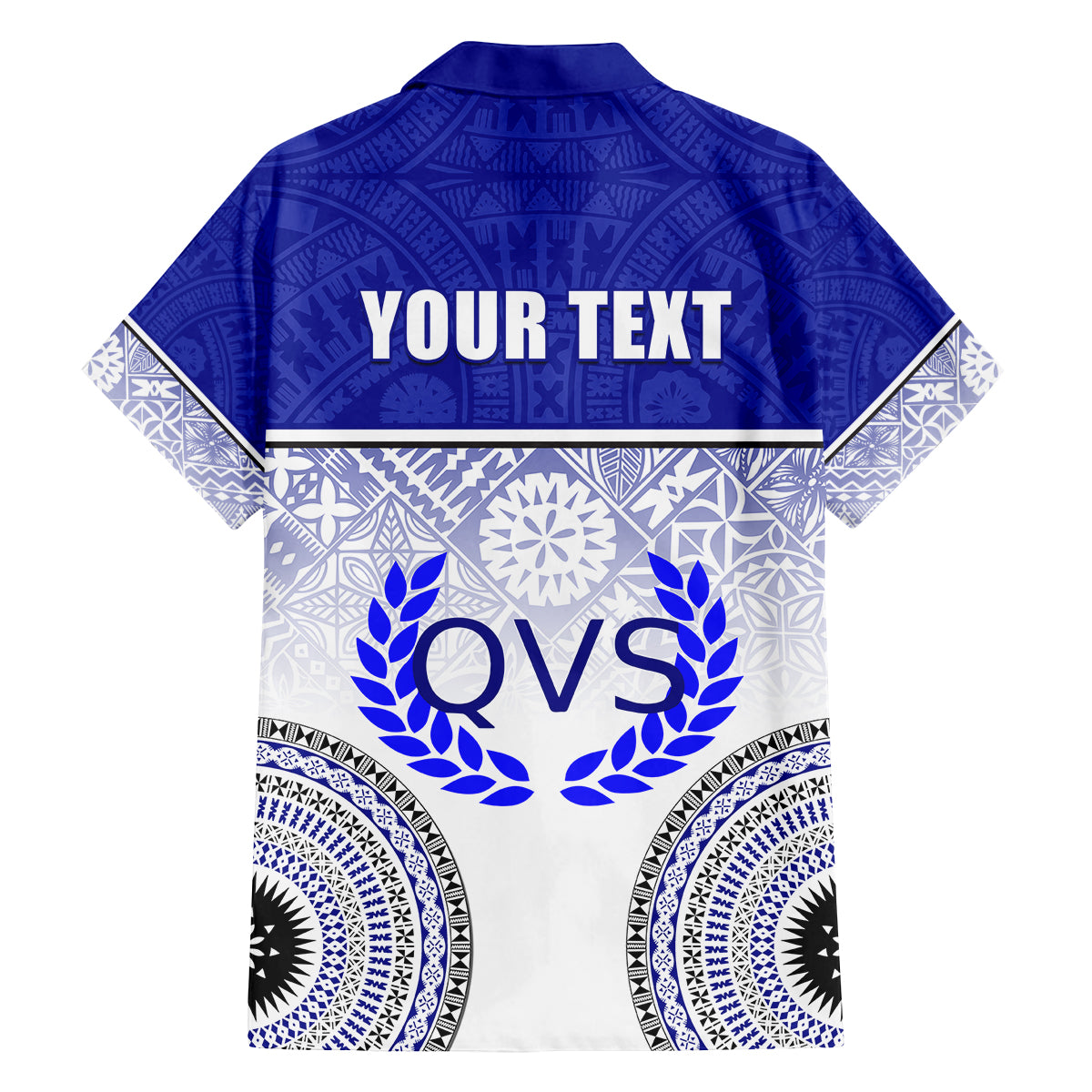 Personalized Queen Victoria School Family Matching Off Shoulder Long Sleeve Dress and Hawaiian Shirt With Fijian Tapa Pattern LT05 - Polynesian Pride