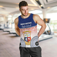 Personalized Marist Brothers High School Men Tank Top With Fijian Tapa Pattern LT05 - Polynesian Pride