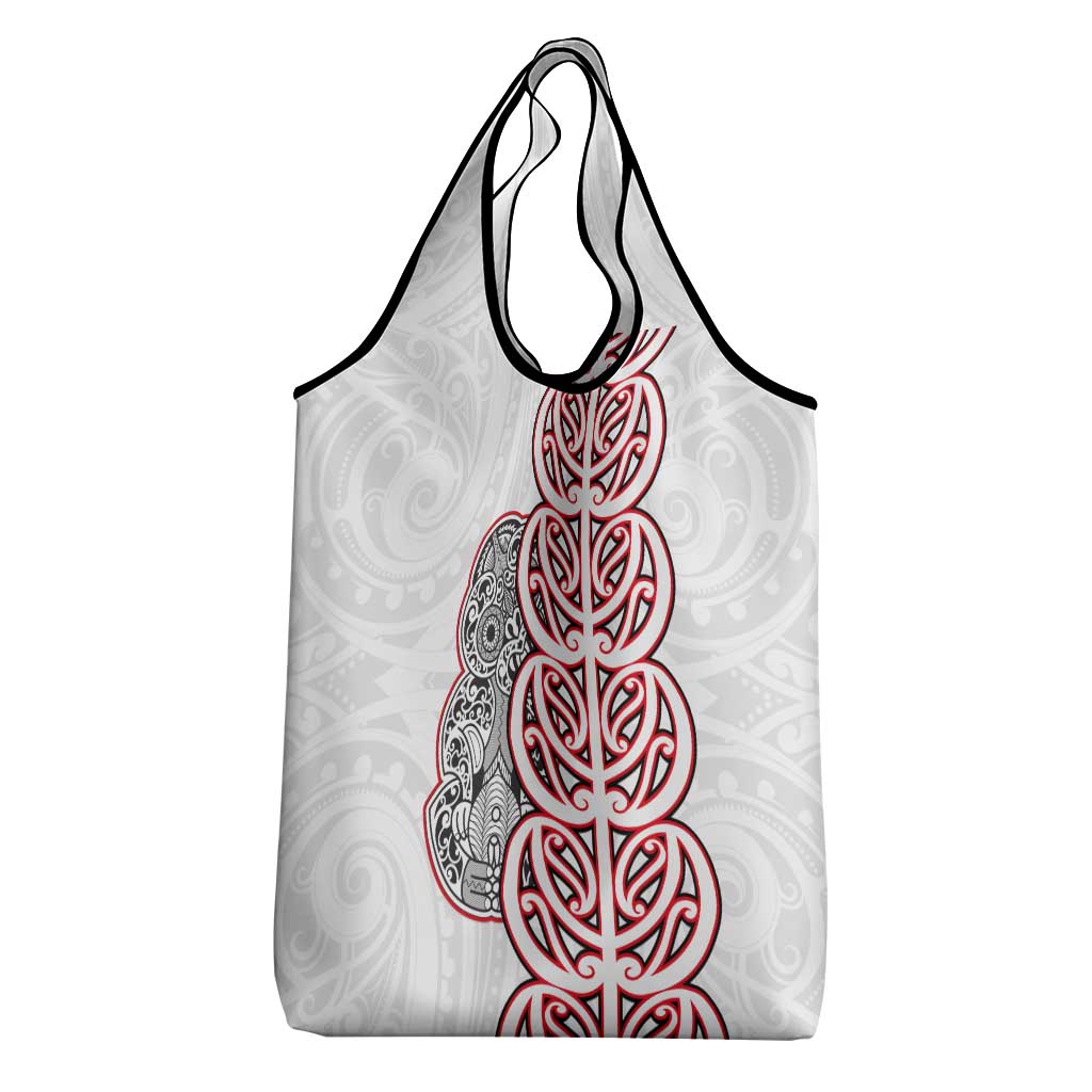 Aotearoa New Zealand Grocery Bag Maori Marae Pattern Tiki LT05 - Polynesian Pride