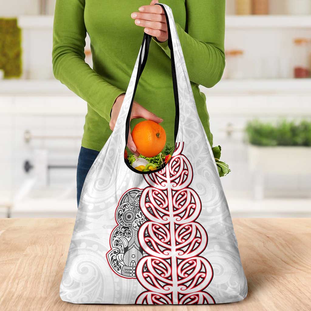 Aotearoa New Zealand Grocery Bag Maori Marae Pattern Tiki LT05 - Polynesian Pride