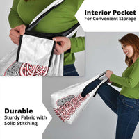 Aotearoa New Zealand Grocery Bag Maori Marae Pattern Tiki LT05 - Polynesian Pride