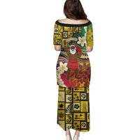Vanuatu Christmas Family Matching Puletasi and Hawaiian Shirt Ni-Van Santa Retro Style LT05 - Polynesian Pride