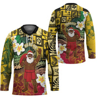 Vanuatu Christmas Hockey Jersey Ni-Van Santa Retro Style - Polynesian Pride