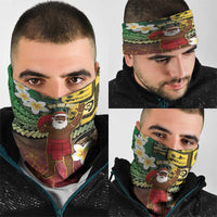 Vanuatu Christmas Neck Gaiter Ni-Van Santa Retro Style - Polynesian Pride