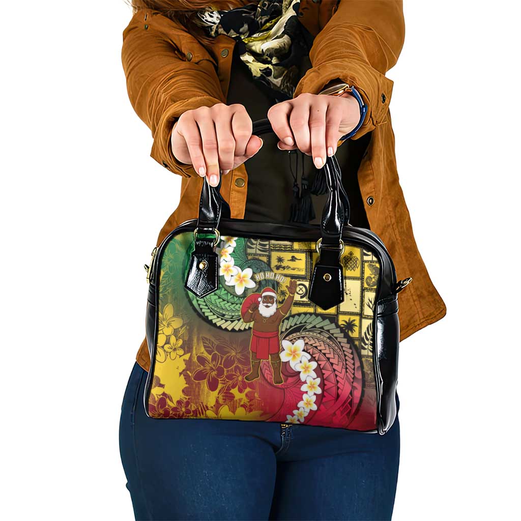 Vanuatu Christmas Shoulder Handbag Ni-Van Santa Retro Style - Polynesian Pride