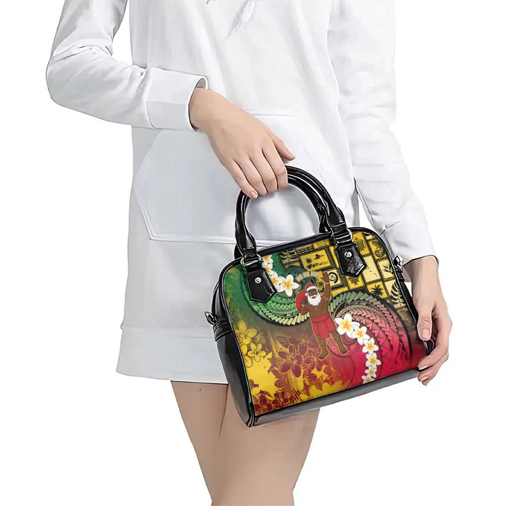 Vanuatu Christmas Shoulder Handbag Ni-Van Santa Retro Style - Polynesian Pride