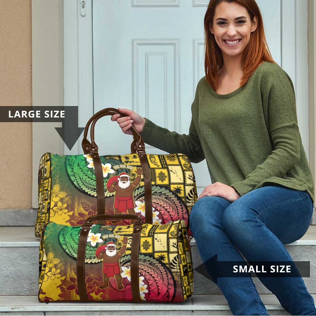 Vanuatu Christmas Travel Bag Ni-Van Santa Retro Style - Polynesian Pride