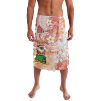 Hawaii Mele Kalikimaka Lavalava Hula Santa Retro Style Red - Polynesian Pride