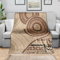 Samoa Siapo Pattern Simple Style Blanket LT05 - Polynesian Pride