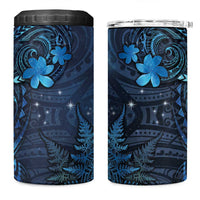 New Zealand Matariki 4 in 1 Can Cooler Tumbler Maori New Year LT05 One Size: 16 oz Blue - Polynesian Pride