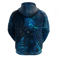 New Zealand Matariki Zip Hoodie Maori New Year LT05 - Polynesian Pride