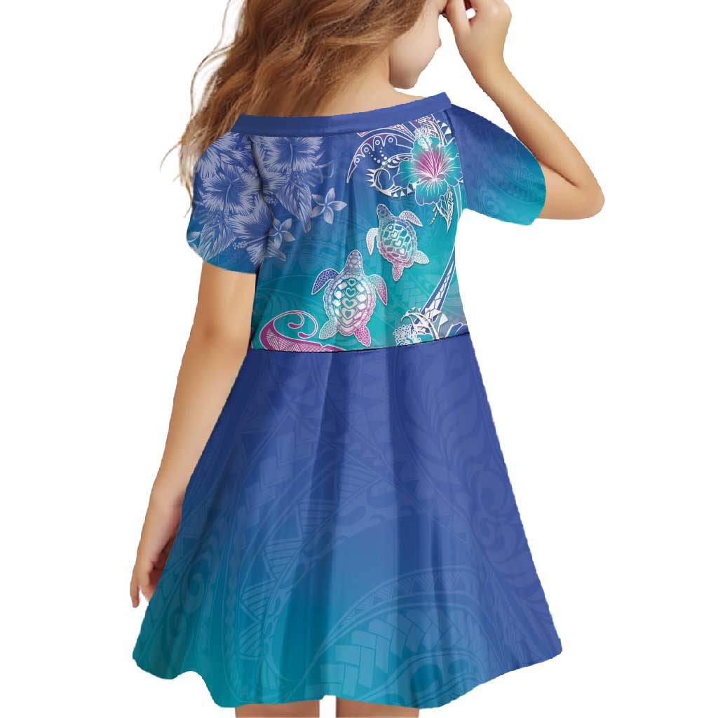 Polynesia Sea Turtle Couple Family Matching Tank Maxi Dress and Hawaiian Shirt Love Is Life LT05 - Polynesian Pride