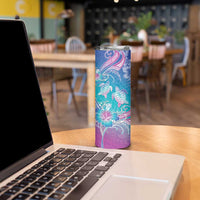 Polynesia Sea Turtle Couple Skinny Tumbler Love Is Life