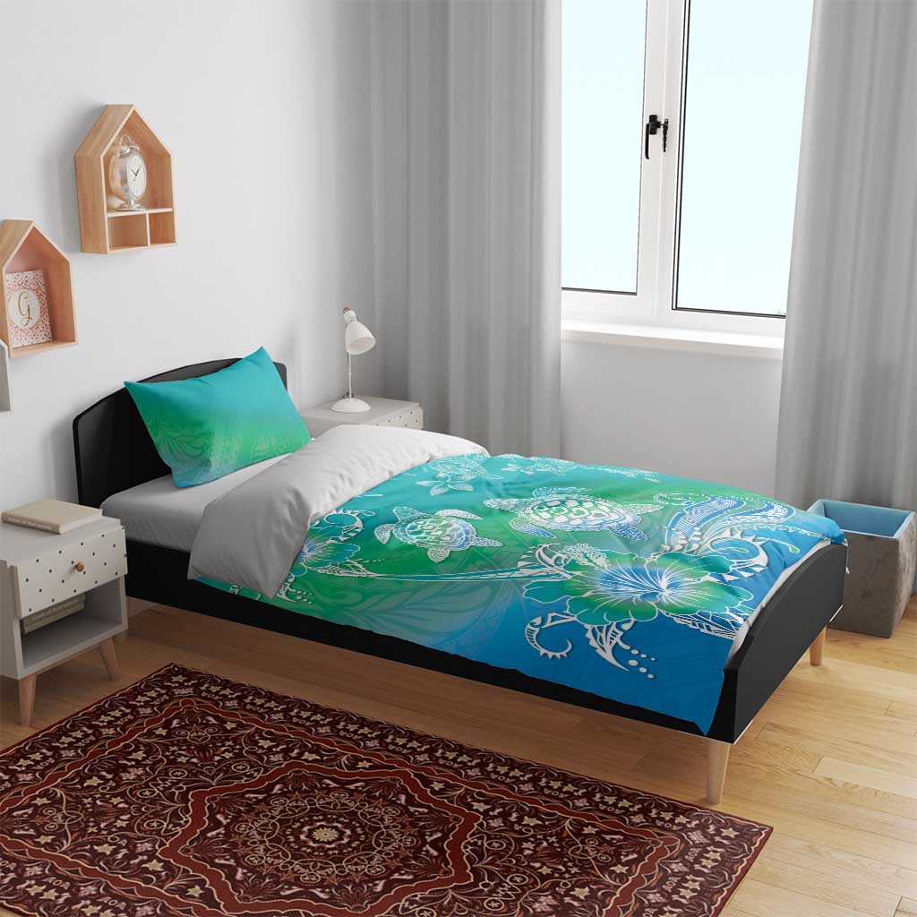 Polynesia Sea Turtle Couple Bedding Set I Am Turtley In Love With You