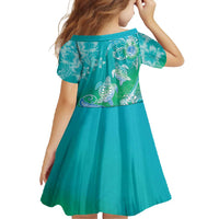 Polynesia Sea Turtle Couple Family Matching Off Shoulder Maxi Dress and Hawaiian Shirt I Am Turtley In Love With You LT05 - Polynesian Pride