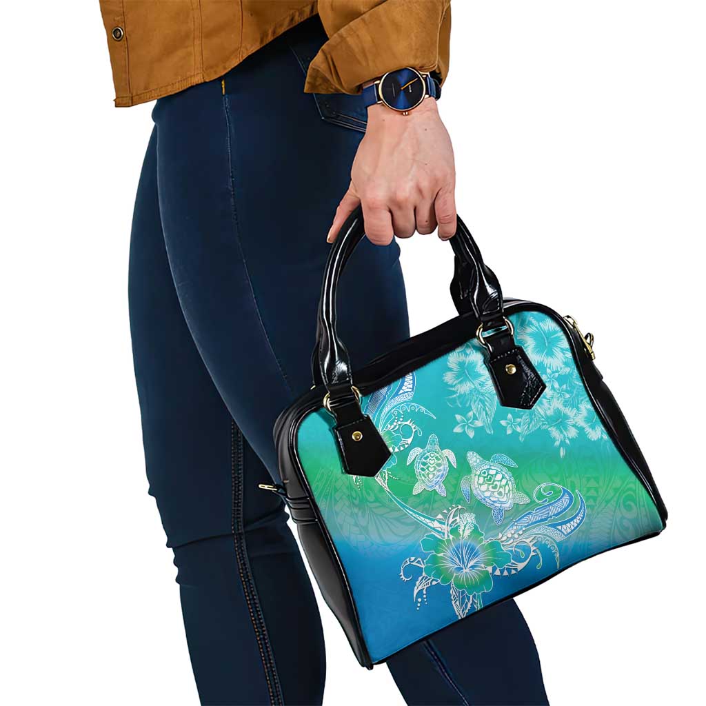 Polynesia Sea Turtle Couple Shoulder Handbag I Am Turtley In Love With You