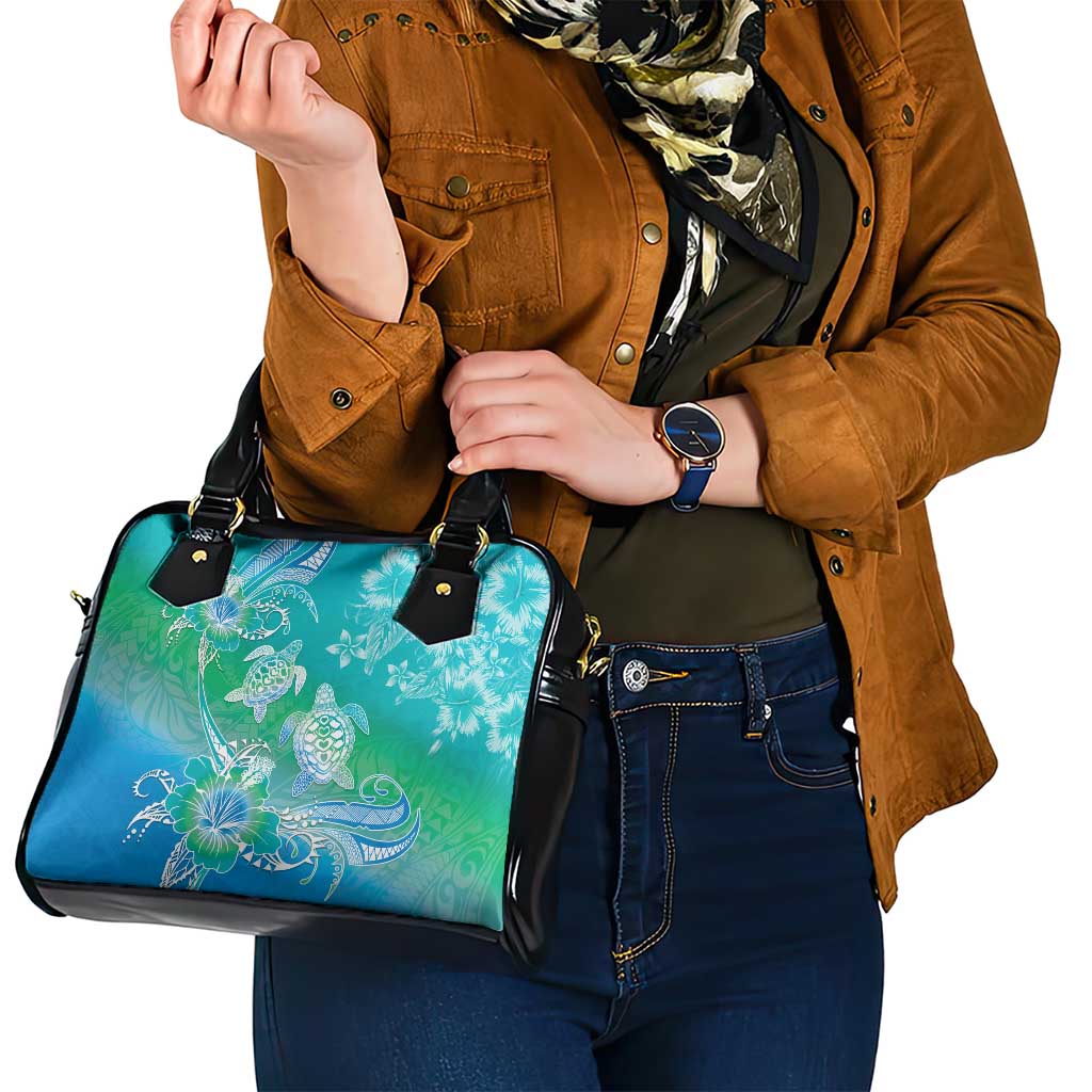 Polynesia Sea Turtle Couple Shoulder Handbag I Am Turtley In Love With You