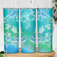 Polynesia Sea Turtle Couple Skinny Tumbler I Am Turtley In Love With You LT05 - Polynesian Pride