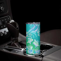 Polynesia Sea Turtle Couple Skinny Tumbler I Am Turtley In Love With You LT05 - Polynesian Pride