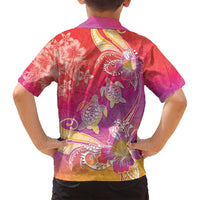 Polynesia Sea Turtle Couple Family Matching Summer Maxi Dress and Hawaiian Shirt One Soul One Love LT05 - Polynesian Pride