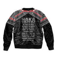 New Zealand Aotearoa Bomber Jacket Traditional Kapa Haka LT05 - Polynesian Pride