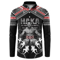 New Zealand Aotearoa Button Sweatshirt Traditional Kapa Haka