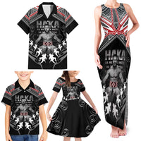New Zealand Aotearoa Family Matching Tank Maxi Dress and Hawaiian Shirt Traditional Kapa Haka LT05 - Polynesian Pride