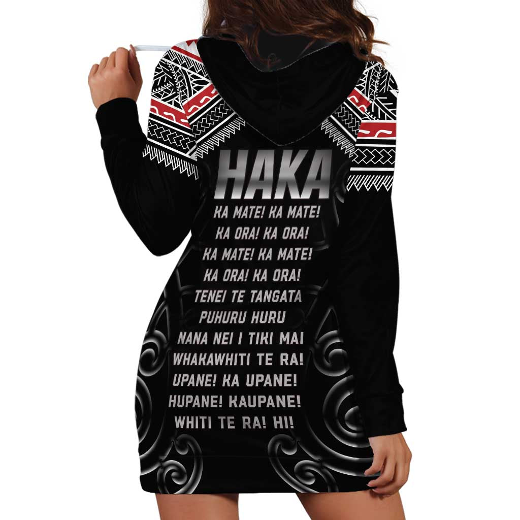 New Zealand Aotearoa Hoodie Dress Traditional Kapa Haka LT05 - Polynesian Pride