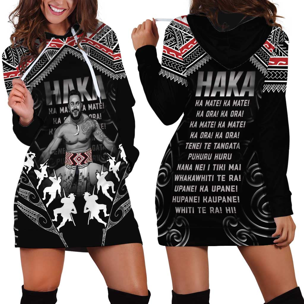 New Zealand Aotearoa Hoodie Dress Traditional Kapa Haka LT05 - Polynesian Pride